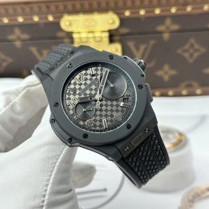 Hublot Big Bang 20th Anniversary Chronograph Ceramic Đen Replica 1 1 BBA Factory 43mm (1)