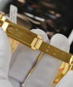 Rolex Day-Date Replica Watch Gold Wrapped Ruby + Moissanite Diamonds Custom GMF 40mm (2)
