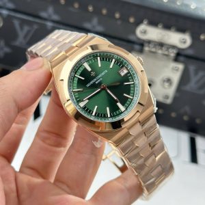 Vacheron Constantin Overseas 4500V Rose Gold Replica 11 Green Dial MKS Factory 41mm (1)