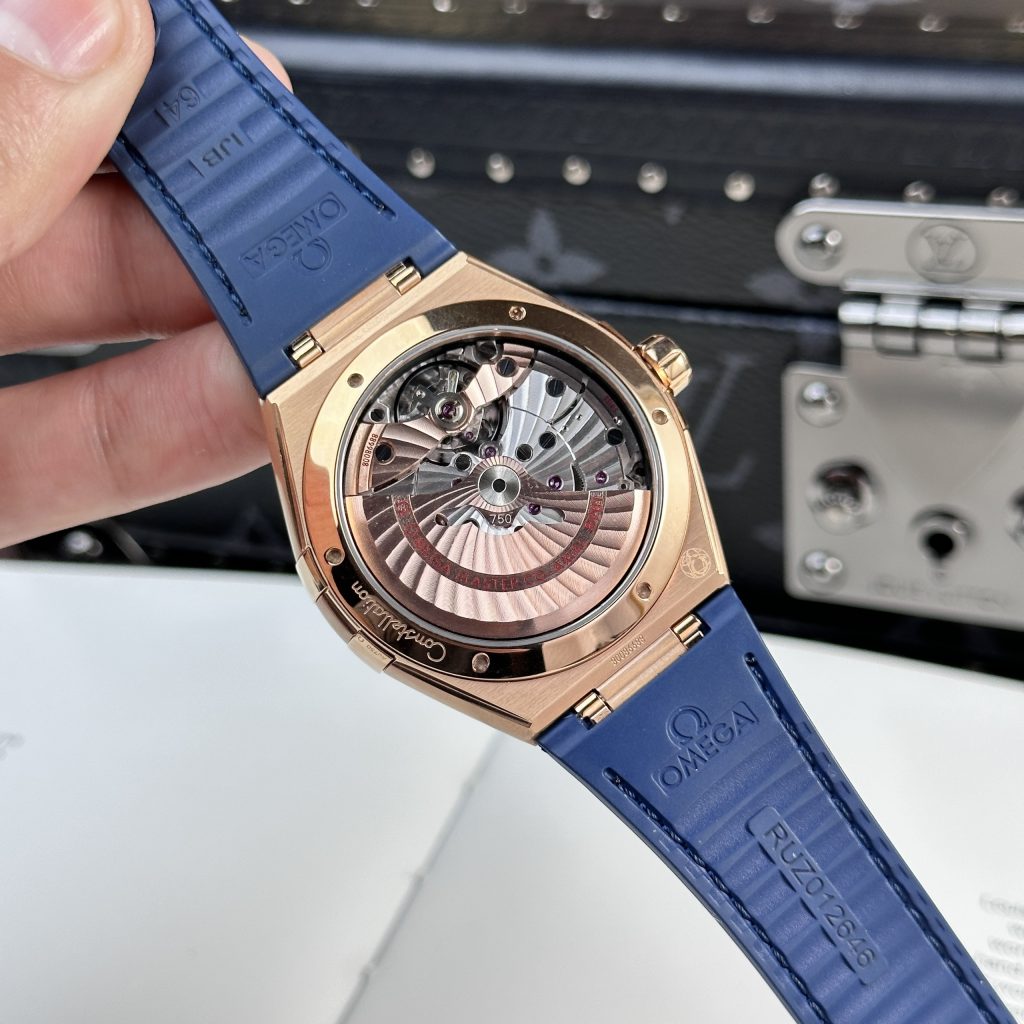 Omega Constellation Rose Gold Blue Color VS Factory 41mm (1)