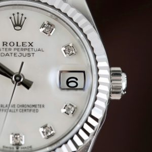 Rolex DateJust Replica 11 White Mother-of-Pearl Dial THB Factory 31mm (1)