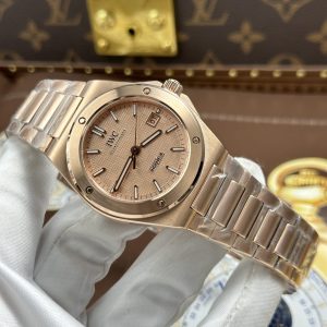 IWC Ingenieur Super Clone Watches Rose Gold Dial GH Factory 40mm (1)