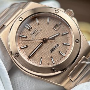 IWC Ingenieur Super Clone Watches Rose Gold Dial GH Factory 40mm (1)