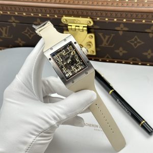 Richard Mille RM16-02 Titanium Extraflat Skeleton Super Clone Watches 36mm x 45mm (1)