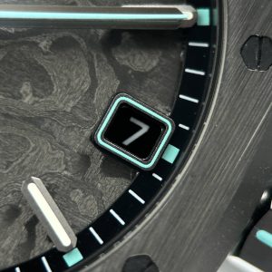 Audemars Piguet Royal Oak 15500 DiW Carbon NTPT Replica Blue Second Hand 41mm (1)