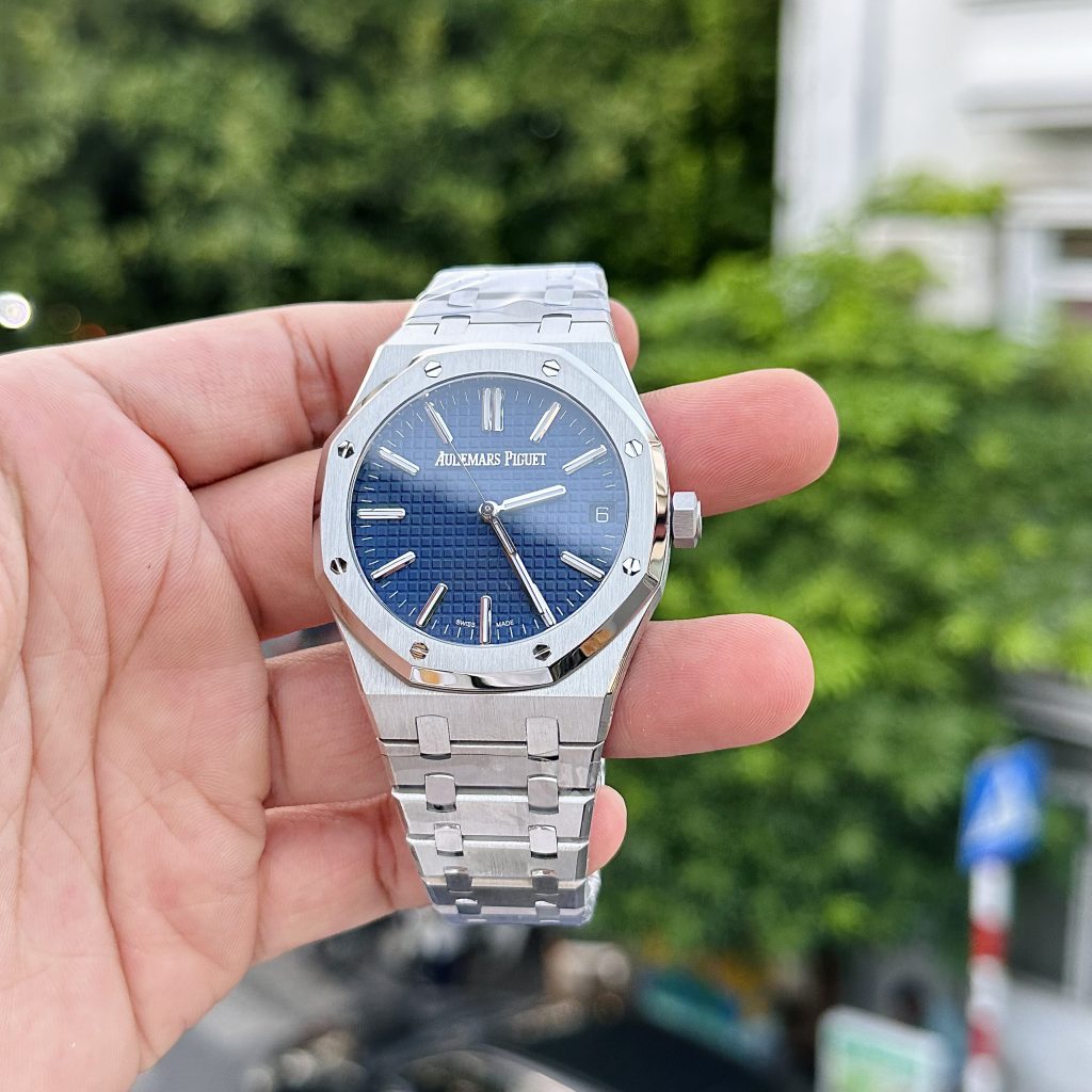Audemars Piguet 15510ST Blue Dial Replica Watches Best Quality 41mm (1)
