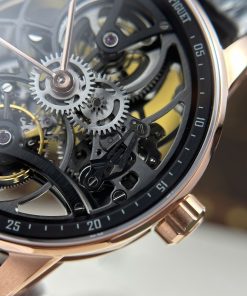 Audemars Piguet 26600 Tourbillon Openworked Replica 11 Watch Black Leather Strap 41mm (2)