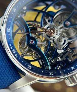Audemars Piguet 26600 Tourbillon Openworked Replica 11 Watches Blue 41mm (2)