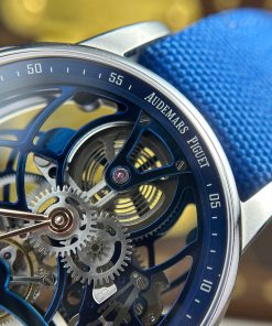 Audemars Piguet 26600 Tourbillon Openworked Replica 11 Watches Blue 41mm (2)