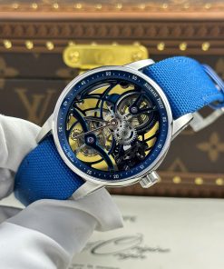Audemars Piguet 26600 Tourbillon Openworked Replica 11 Watches Blue 41mm (2)