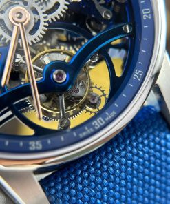 Audemars Piguet 26600 Tourbillon Openworked Replica 11 Watches Blue 41mm (2)