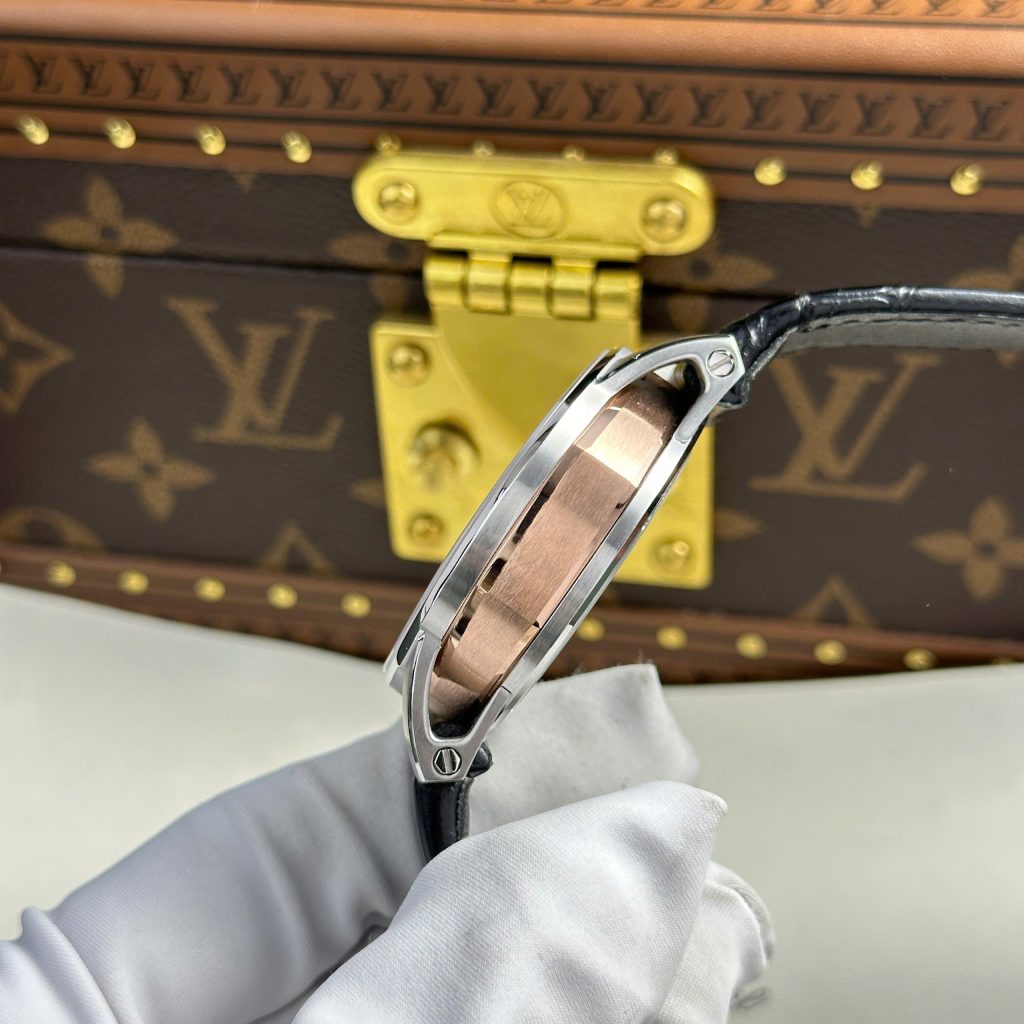 Audemars Piguet 26600 Tourbillon Openworked Replica Watches Black Leather Strap 41mm (2)