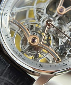 Audemars Piguet 26600 Tourbillon Openworked Replica Watches Black Leather Strap 41mm (2)