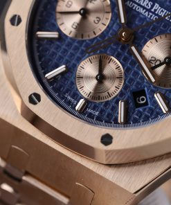 Audemars Piguet Best Replica Watch Royal Oak Chronograph 26331OR Dial Blue 41mm (1)