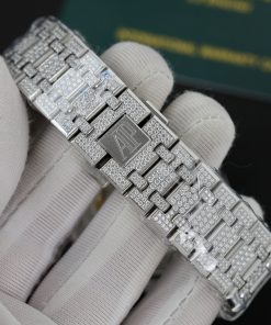 Audemars Piguet Iced Out Customs Full Moissanite Diamonds Royal Oak Replica 41mm (11)