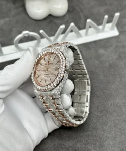 Audemars Piguet Iced Out and Solid Gold Custom Replica Watch 41mm (1)