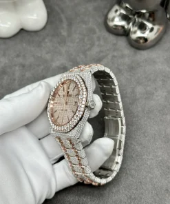 Audemars Piguet Iced Out and Solid Gold Custom Replica Watch 41mm (1)