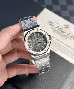 Audemars Piguet Replica Watch Royal Oak 15450ST Gray Dial APS Factory 37mm (1)