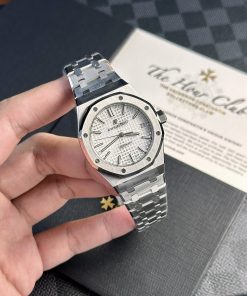 Audemars Piguet Replica Watch Royal Oak 15450ST White Dial APS Factory 37mm (1)