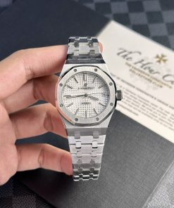 Audemars Piguet Replica Watch Royal Oak 15450ST White Dial APS Factory 37mm (4)