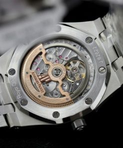 Audemars Piguet Replica Watch Royal Oak Jumbo Extra-Thin 16202 Custom Moissanite Diamonds Hong Kong 39mm (2)