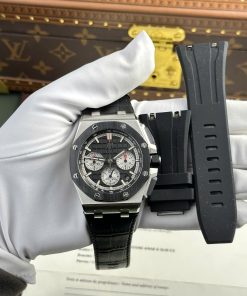 Audemars Piguet Replica Watch Royal Oak Offshore Chronograph 26420 Black Dial APP Factory 43mm (2)