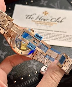 Audemars Piguet Replica Watches Royal Oak 15450 Rose Gold IP Factory 37mm (1)