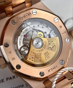 Audemars Piguet Replica Watches Royal Oak 15450 Rose Gold IP Factory 37mm (1)