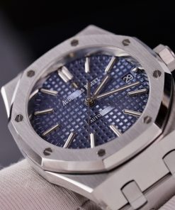 Audemars Piguet Replica Watches Royal Oak 15450ST Dark Blue Dial IP Factory 37mm (2)