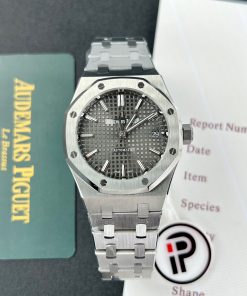 Audemars Piguet Replica Watches Royal Oak Grey Dial 15450ST IP Factory 37mm (2)