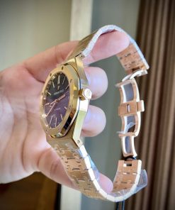 Audemars Piguet Royal Oak 15400OR Replica Watch Blue Dial APS Factory (1)