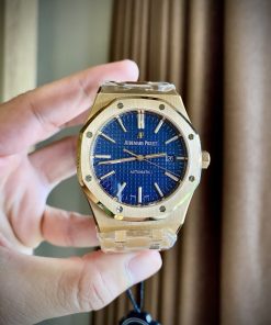 Audemars Piguet Royal Oak 15400OR Replica Watch Blue Dial APS Factory (1)
