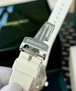 Audemars Piguet Royal Oak 15400ST Replica 11 Watch White Rubber Strap 41mm (2)