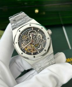 Audemars Piguet Royal Oak 15407 Best Replica Watch Skeleton Dial THB Factory 41mm (1)