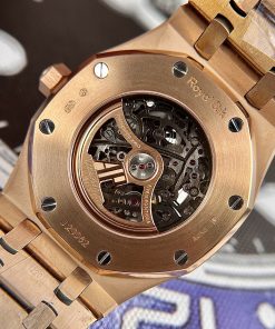 Audemars Piguet Royal Oak 15407 Rose Gold Replica Watches APS Factory 41mm (1)