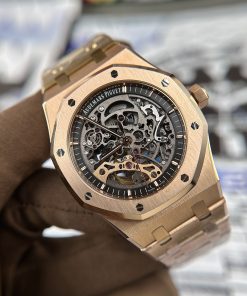 Audemars Piguet Royal Oak 15407 Rose Gold Replica Watches APS Factory 41mm (1)