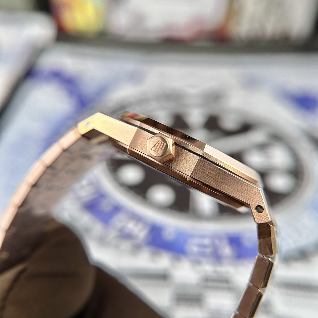 Audemars Piguet Royal Oak 15407 Rose Gold Replica Watches APS Factory 41mm (1)
