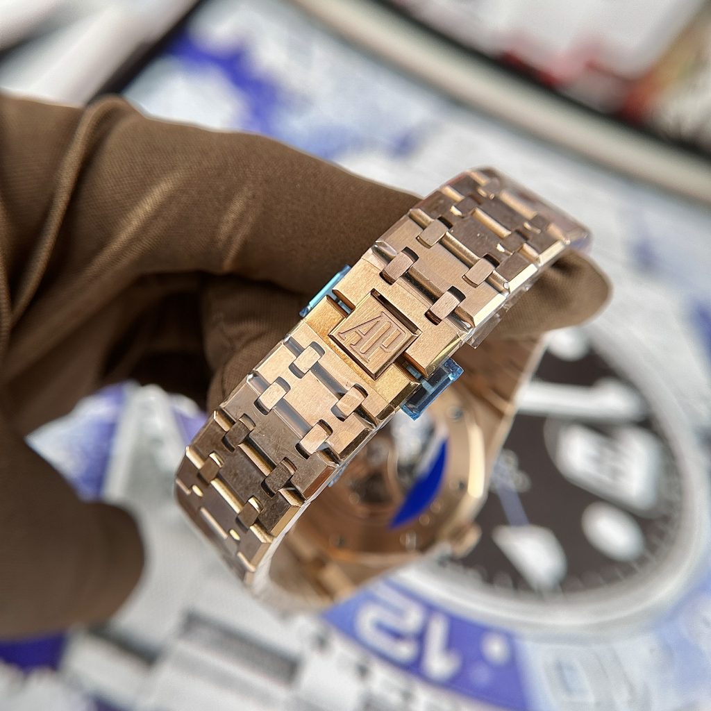 Audemars Piguet Royal Oak 15407 Rose Gold Replica Watches APS Factory 41mm (1)