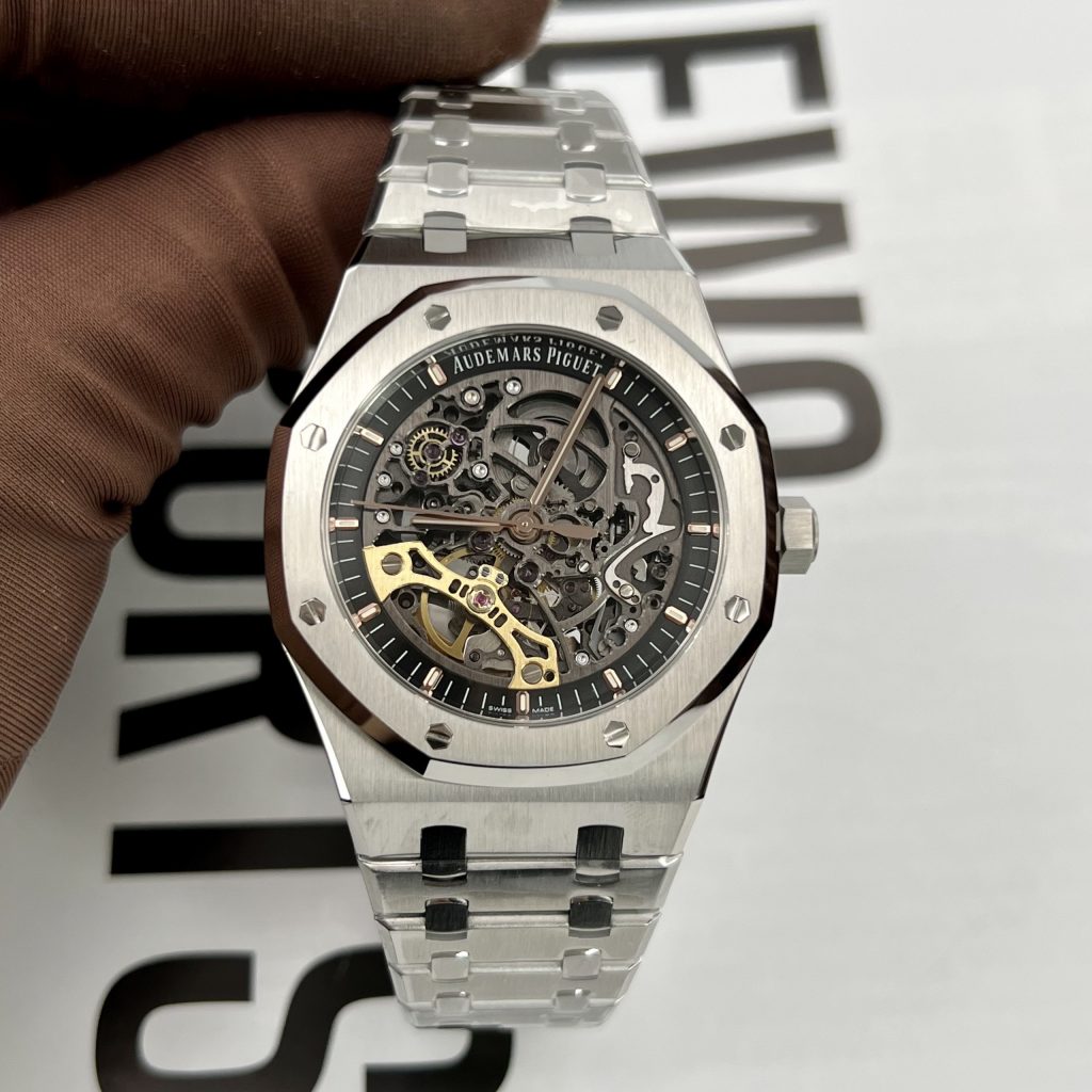 Audemars Piguet Royal Oak 15407ST Replica Watches Skeleton APS 41mm (1)