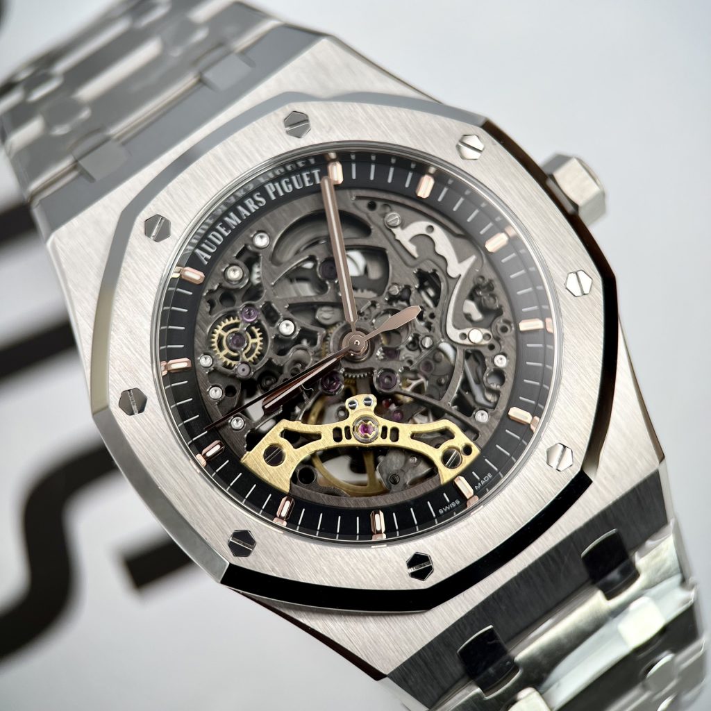 Audemars Piguet Royal Oak 15407ST Replica Watches Skeleton APS 41mm (1)