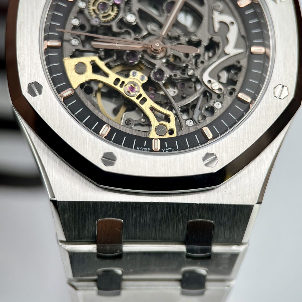 Audemars Piguet Royal Oak 15407ST Replica Watches Skeleton APS 41mm (1)