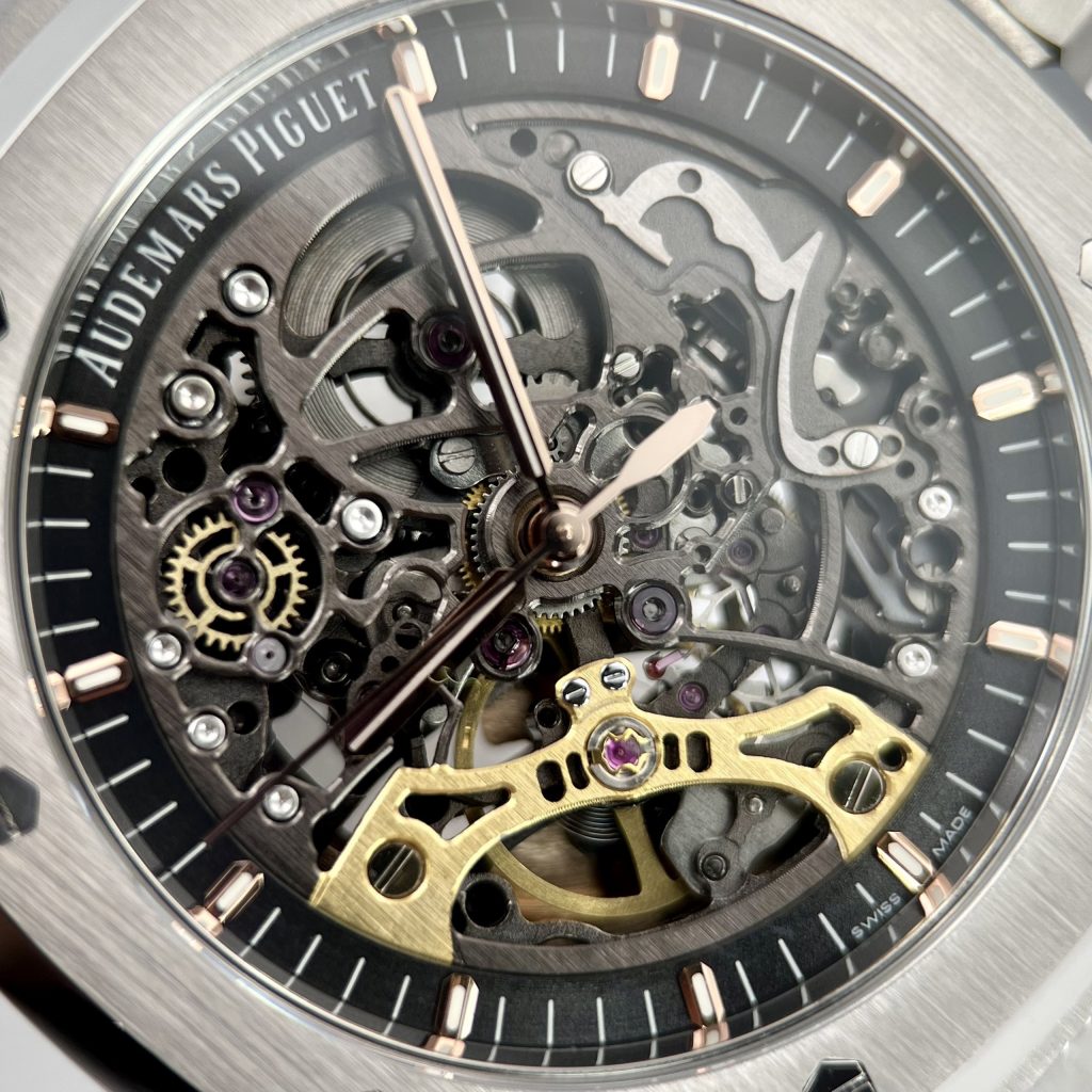 Audemars Piguet Royal Oak 15407ST Replica Watches Skeleton APS 41mm (1)