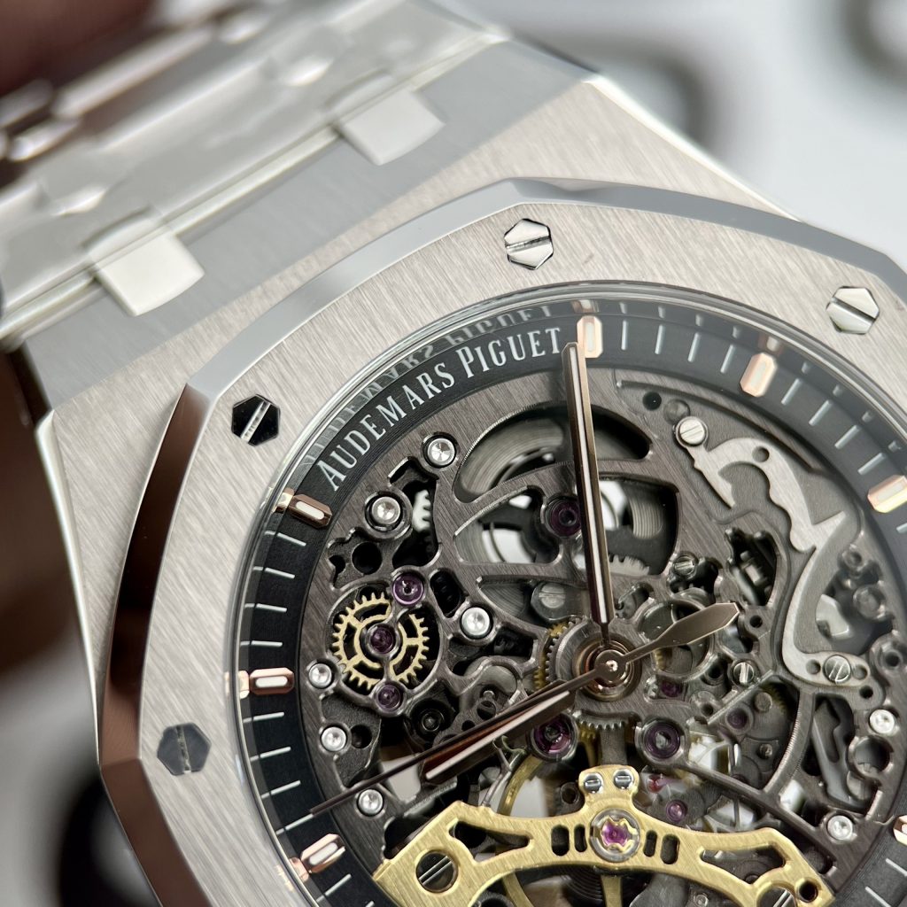 Audemars Piguet Royal Oak 15407ST Replica Watches Skeleton APS 41mm (1)