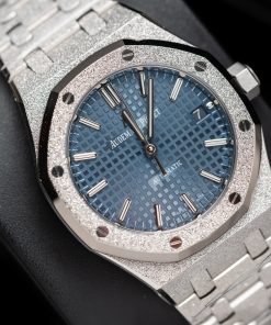 Audemars Piguet Royal Oak 15454BC Blue Dial Best Replica Watch 37mm (1)