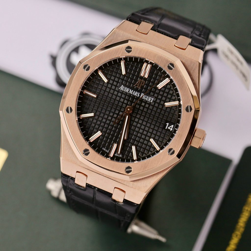 Audemars Piguet Royal Oak 15500OR 18K Gold Wrapped Best Replica Z Factory 41mm (10)