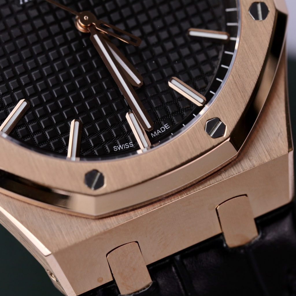 Audemars Piguet Royal Oak 15500OR 18K Gold Wrapped Best Replica Z Factory 41mm (10)