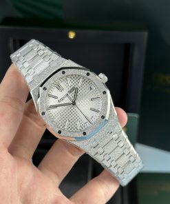 Audemars Piguet Royal Oak 15500ST Frosted Gold White Dial APS Factory (6)