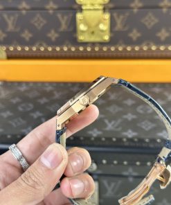 Audemars Piguet Royal Oak 15510OR Replica Watches Blue Color 41mm (9)