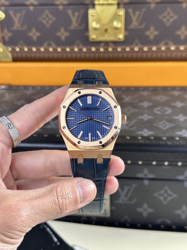 Audemars Piguet Royal Oak 15510OR Replica Watches Blue Color 41mm (5)