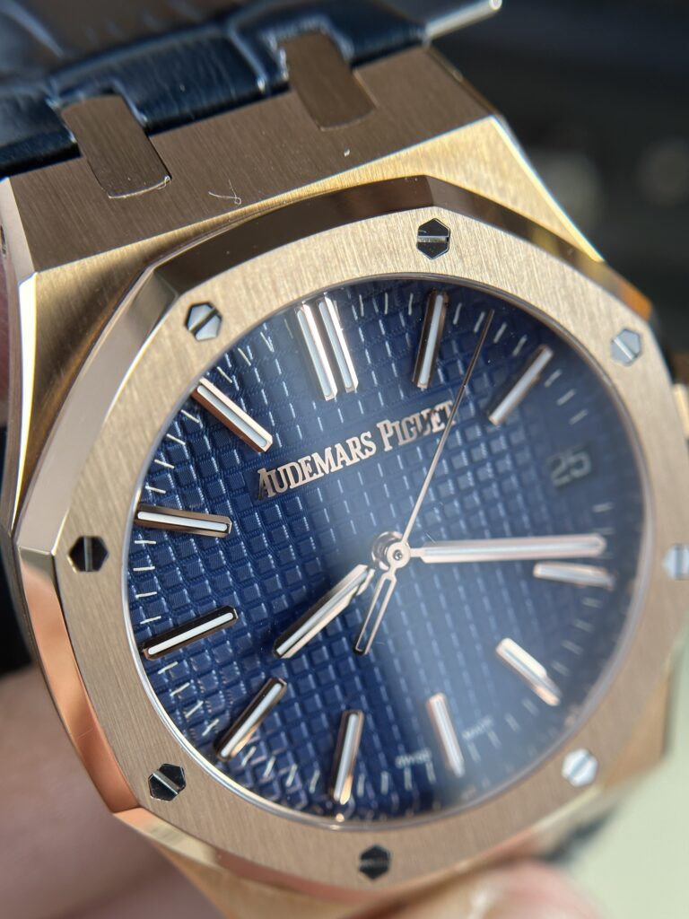 Audemars Piguet Royal Oak 15510OR Replica Watches Blue Color 41mm (9)
